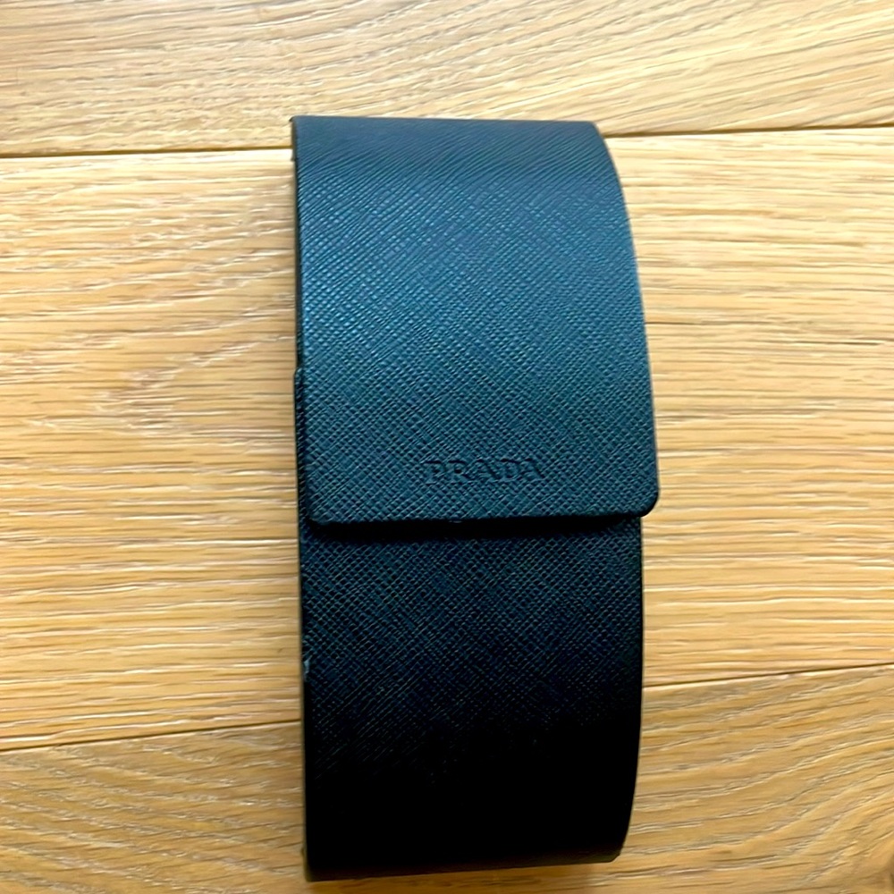 Prada sunglasses black hard shell case